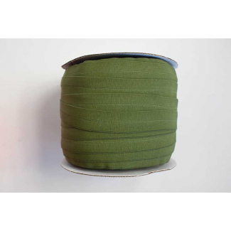 Fold Over Elastic 1 inch Olive green (100m roll)