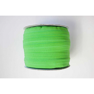 Biais élastique 2.5cm Vert Menthe (Bobine 100m)