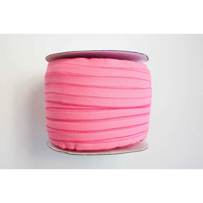 Fold Over Elastic 1 inch Neon Pink (100m roll)