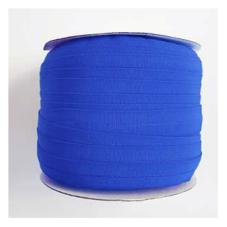 Fold Over Elastic 1 inch Royal blue (100m roll)
