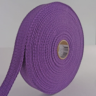 Sangle coton 30mm Violet (au mètre)