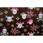 Minky - Pirates Chocolate - Robert Kaufman (per meter)