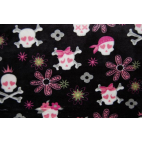 Minky - Pirates Black - Robert Kaufman (per meter)