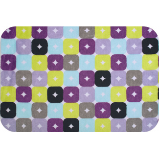 Minky - Purple Foxy Boxy - Robert Kaufman (per meterm)