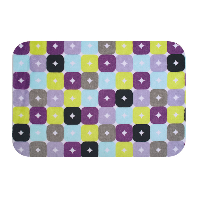 Minky - Purple Foxy Boxy - Robert Kaufman (per meterm)