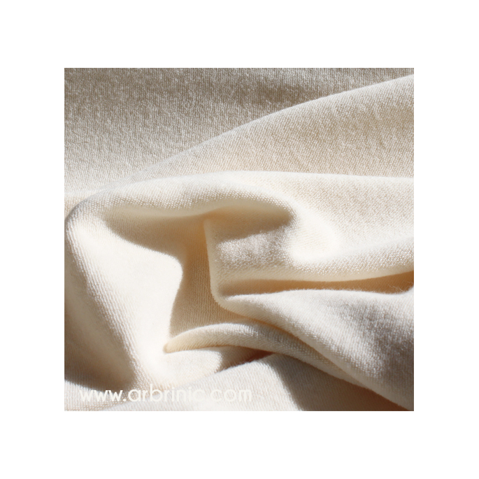 Organic cotton single loop terry Natural