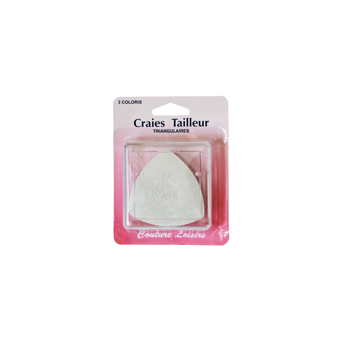 Triangle Marking Chalks x3 (white, red, blue)