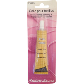 Colle pour textiles - tube 30ml