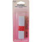 Elastique Tissé 20mm Blanc (1m)