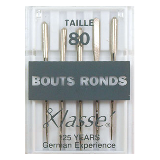 Machine needles Ball point - 80/12 (x5)