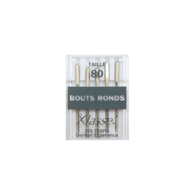 Aiguilles Machine Bouts ronds - 80/12 (x5)