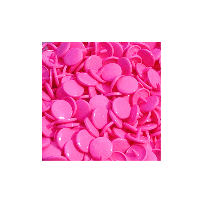 KAM Snaps - Hot pink B47 - 20 sets