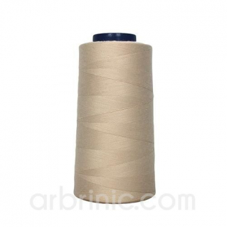 Polyester Serger and sewing Thread Cone (2743m) Beige