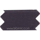 Satin Ribbon double face 11mm Anthracite Grey (by meter)