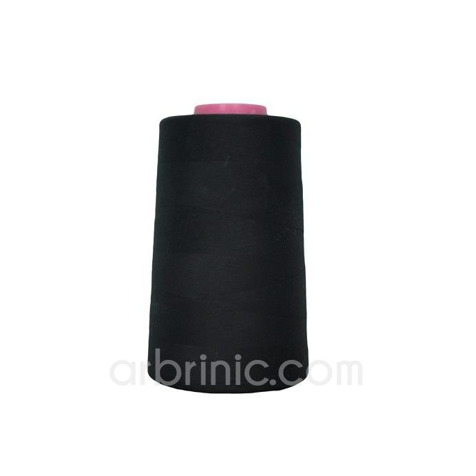 Polyester Serger and sewing Thread Cone (4573m) Black