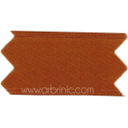 Satin Ribbon double face 11mm Chocolate Brown (by meter)