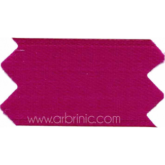 Satin Ribbon double face 25mm Azalea Pink (by meter)