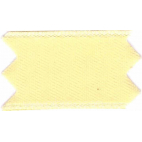 Satin Ribbon double face 25mm Light Yellow (by meter)