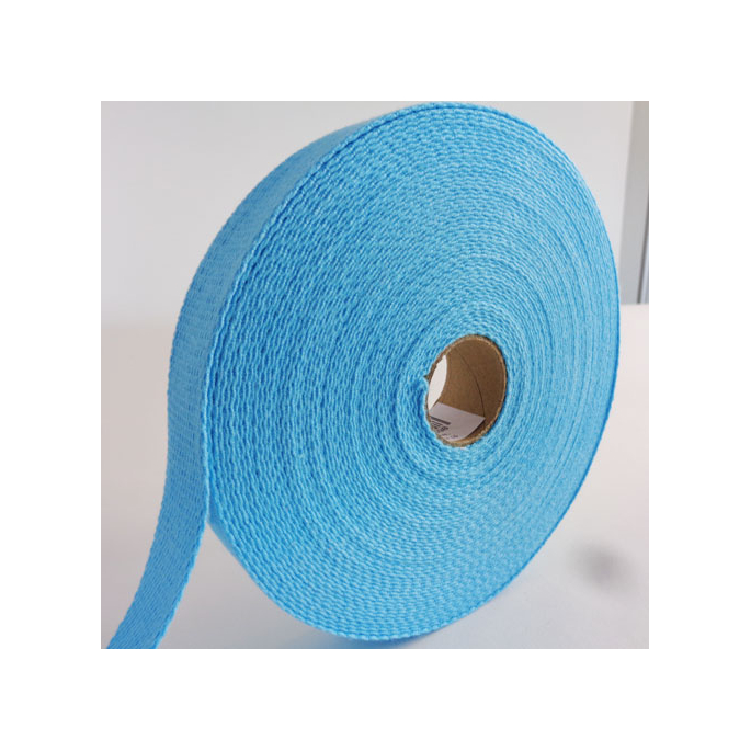 Cotton Webbing 30mm Lagon (by meter)
