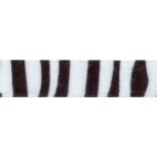 Velvet Ribbon 25mm Zebra (by meter)