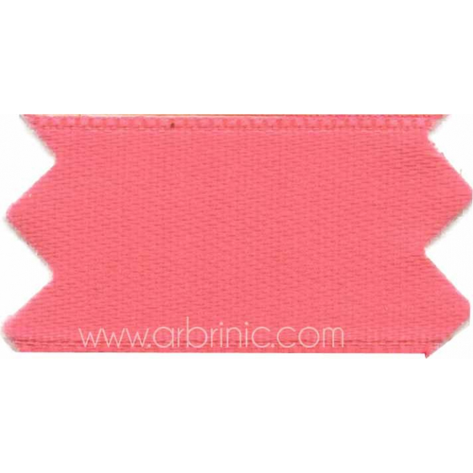 Satin Ribbon double face 25mm Candy Pink (by meter)