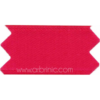 Satin Ribbon double face 25mm Raspberry Pink (by meter)