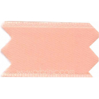 Satin Ribbon double face 25mm Peach Pink (by meter)