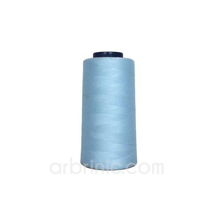 Polyester Serger and sewing Thread Cone (2743m) Light Blue