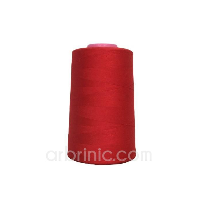 Polyester Serger and sewing Thread Cone (4573m) Red