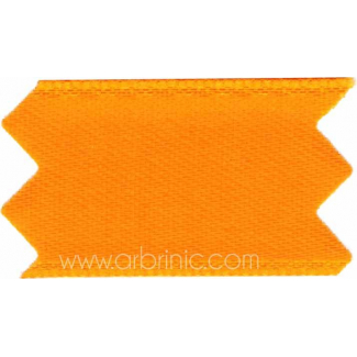 Satin Ribbon double face 25mm Orange (by meter)