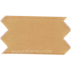 Satin Ribbon double face 25mm Light brown (by meter)