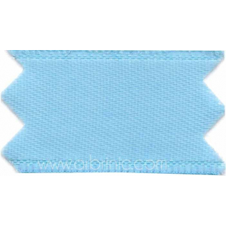 Satin Ribbon double face 11mm Light Blue (by meter)