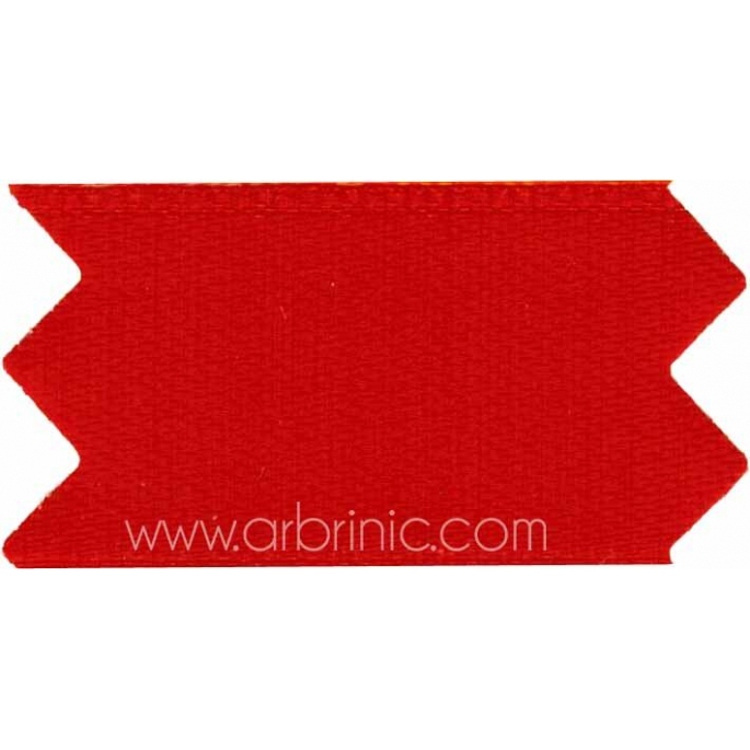 Satin Ribbon double face 25mm Red (by meter)