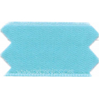 Ruban Satin double face 25mm Bleu Lagon (au mètre)