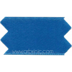 Satin Ribbon double face 25mm Saturn Blue (by meter)