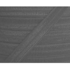 Shinny Fold Over Elastic Oekotex 15mm Grey (25m bobin)