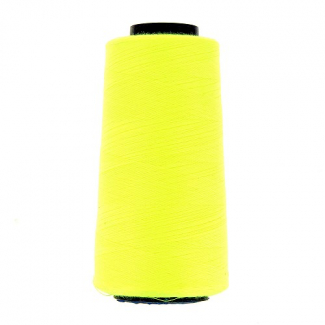 Cône fil polyester Jaune Fluo (2743m)