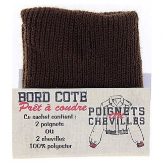 Poignets ou Chevilles Prêt à coudre Marron