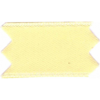 Satin Ribbon double face 11mm Light Yellow (by meter)