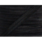 Biais élastique lingerie 15mm noir (au mètre)