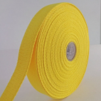 Sangle coton 30mm Jaune (bobine 15m)