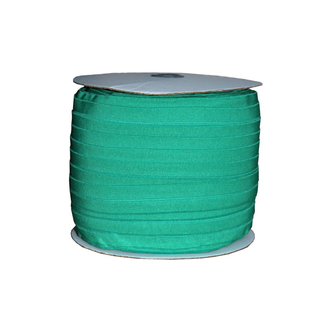 Fold Over Elastic 1 inch Kelly green (100m roll)