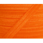 Shinny Fold Over Elastic Oekotex 15mm Orange (by meter)