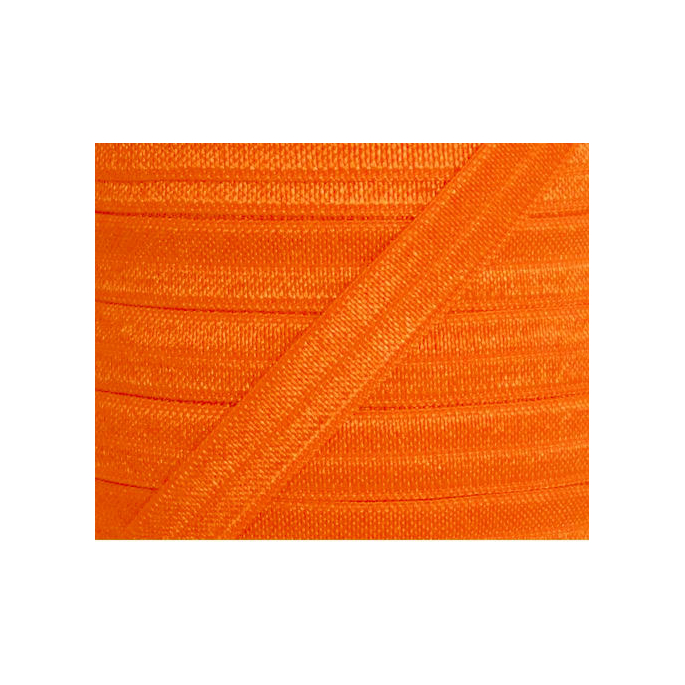 Biais élastique lingerie Oekotex 15mm orange (au mètre)