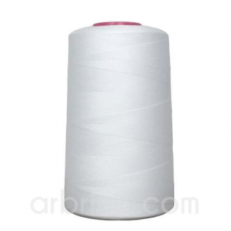 Cône fil polyester Blanc (4573m)