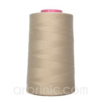 Polyester Serger and sewing Thread Cone (4573m) Beige