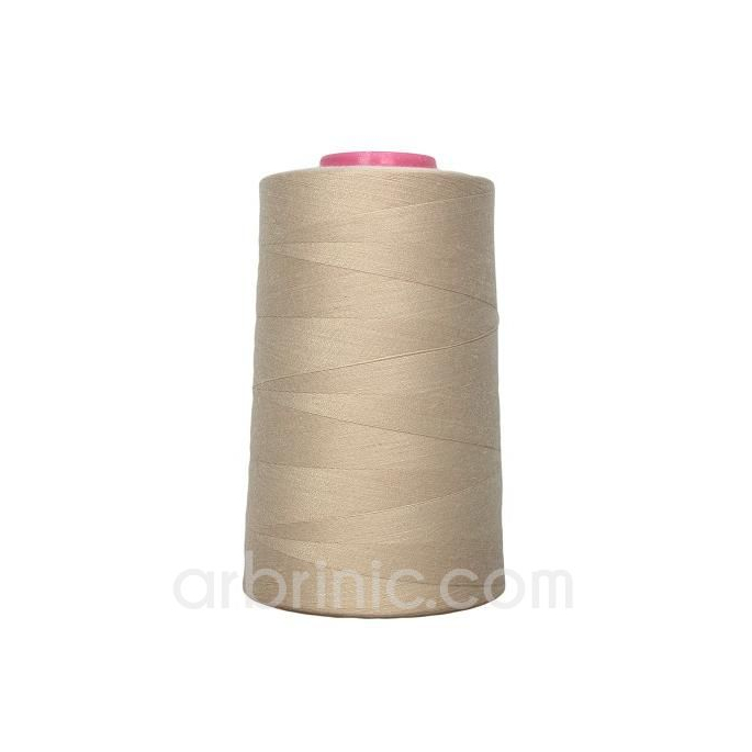 Polyester Serger and sewing Thread Cone (4573m) Beige