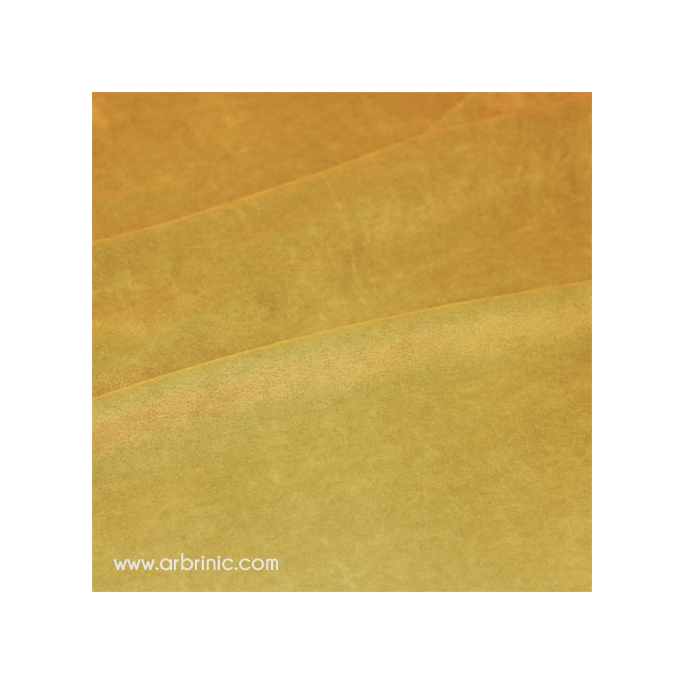 Velours cotton Safron Yellow