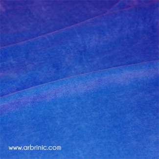 Velours cotton Oekotex Royal Blue (by meter)