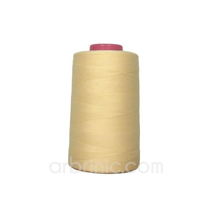 Polyester Serger and sewing Thread Cone (4573m) Cream